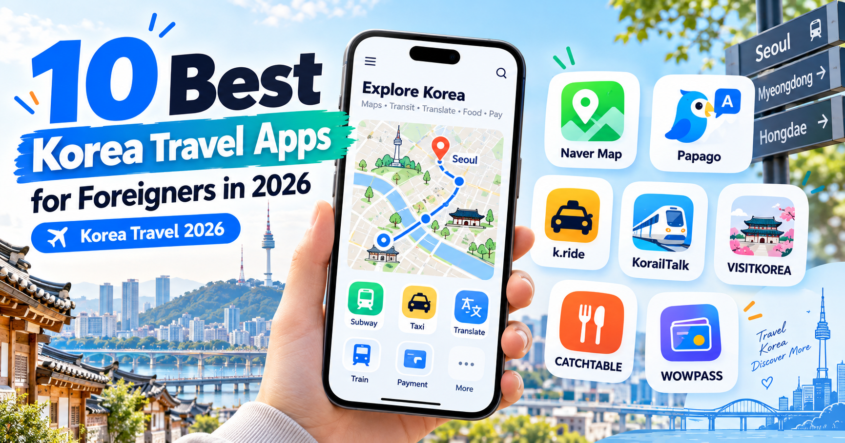 Best Korea travel apps for foreign tourists in 2026